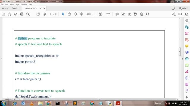 Python: Convert Speech to text and text to Speech || A Data Science Project смотреть онлайн