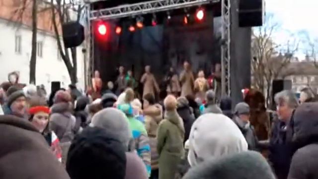 Русская масленица. Вильнюс. Литва. 2017 год. смотреть онлайн