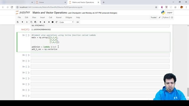 Element-wise Operation using Inline Function - Python | What are Inline Functions in Python? смотреть онлайн