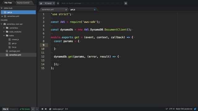 Adding the GET list Endpoint to Retrieve a Particular ToDo Item - Building a Rest API using DynamoD смотреть онлайн
