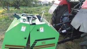 Пресс-подборщик YK 850. Полевые испытания.