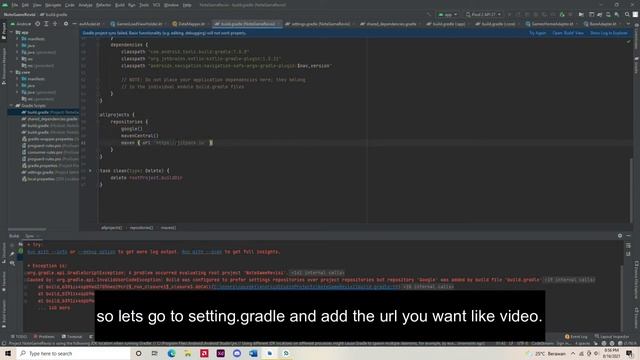 how to solve : org.gradle.api.InvalidUserCodeException смотреть онлайн