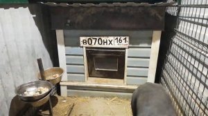 Как сделать теплую будку у добермана :часть 1 теплая будка своими руками