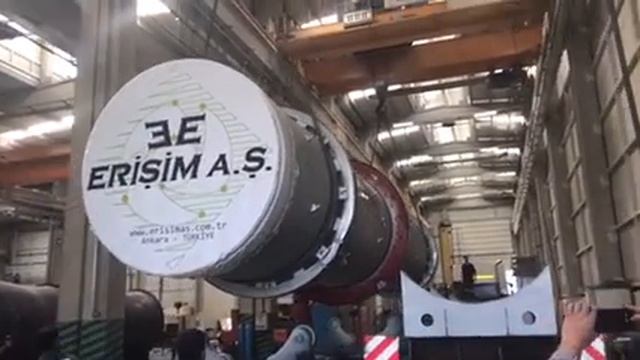 Erisim AS # Rotary kiln for gypsum # To work in Europe # Вращающаяся печь для выпечки Гипсовой ..# смотреть онлайн