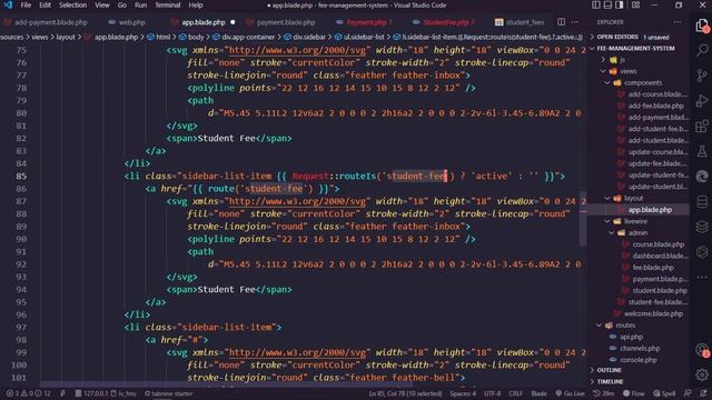 #13 Add Payment || fee management system || Laravel and livewire смотреть онлайн