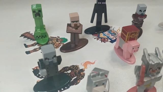 Набор металлических фигурок Майнкрафт Minecraft Dungeons (Set of metal figurines Minecraft) смотреть онлайн