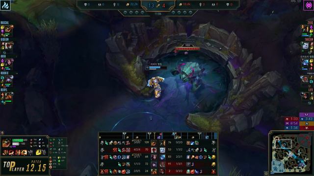 라스칼 탑 레넥톤 자발 정복자 - Rascal Renekton Top vs Gangplank - 롤 KR 12.15 смотреть онлайн