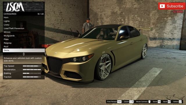 Komoda Clean Customization & Review in GTA 5 Online | SALE | Alfa Romeo Giulia Quadrifoglio | Bruta смотреть онлайн