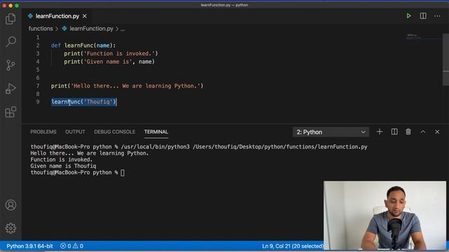 What is a FUNCTION in Python | Python Functions | Python Tutorial for Beginners #6 смотреть онлайн