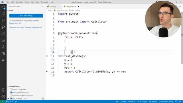 Pytest #4: Параметризация тестов