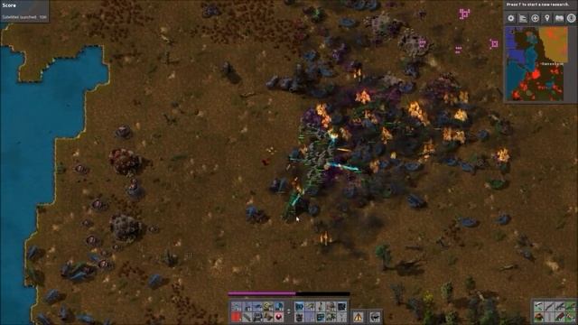 Factorio: 100 Rocket Base Part 2 : Eradicating the biggest alien swarm yet. смотреть онлайн