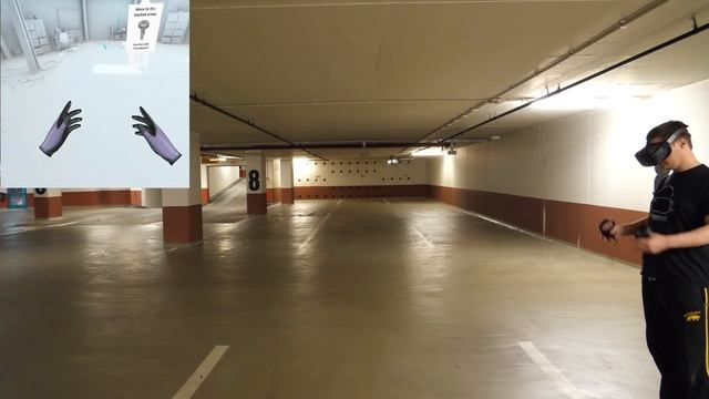 How big is the maximum playspace for Oculus Quest? Test in a public parking garage! смотреть онлайн