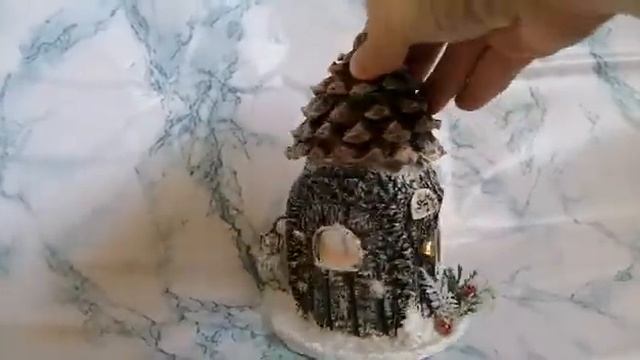 Видео обзор домик подсвечник /Ручная работа смотреть онлайн