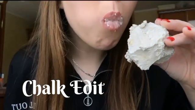 Asmr Chalk Edit// Wet Chalk Crunch \