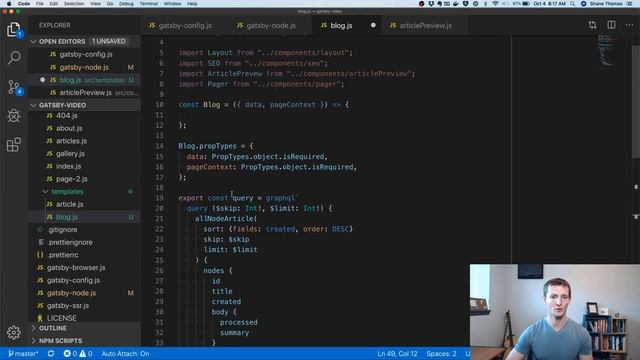 Gatsby Pagination with gatsby-awesome-pagination - Daily Dose of Gatsby Episode 10 смотреть онлайн