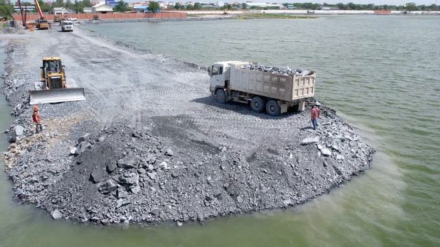 Parte 121| Add tea 55m more to completed Project this road Skill Operator Truck & Bulldozer pushin смотреть онлайн