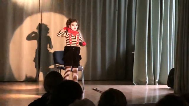 Пантомима. Мим. Федоринина Ульяна, 9 лет. смотреть онлайн