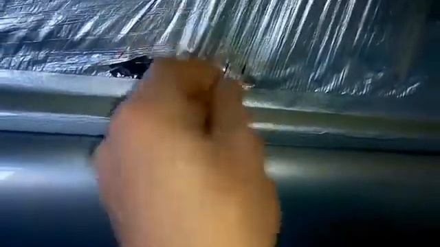 Результат покраски лупатого в серебро и косяки от липкой салфетки. смотреть онлайн