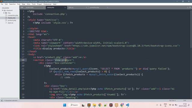insert product in database using html php and mysql with product detail page смотреть онлайн