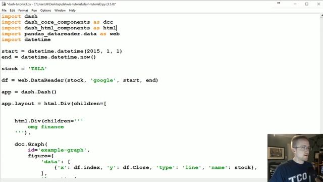 Dynamic Graph based on User Input - Data Visualization GUIs with Dash and Python p.3 смотреть онлайн