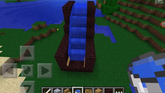 Как сделать водные горки в майнкрафт PE