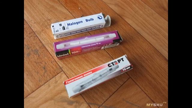 Светодиодная лампа R7S - замена "градусника" в прожекторе | #Обзор смотреть онлайн