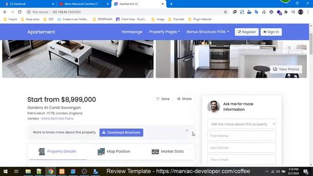 Review Website Template - Apartement Vol 2 смотреть онлайн