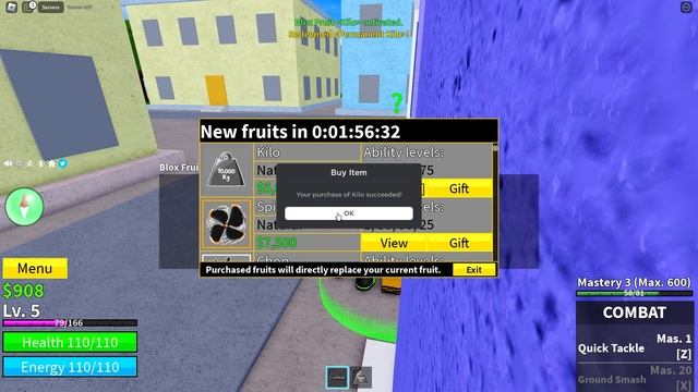 БЛОКС ФРУТС С НУЛЯ! BLOX FRUITS ROBLOX смотреть онлайн