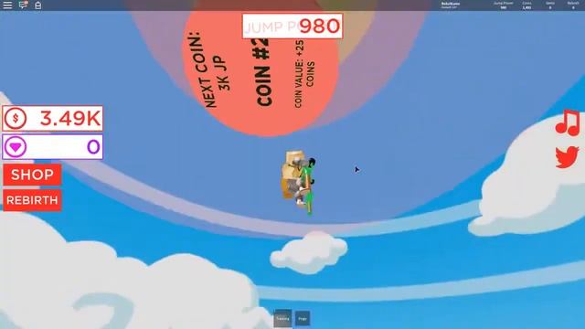 ПОБИЛ МИРОВОЙ РЕКОРД в 999 999 999 МЕТРОВ ПО ВЫСОТЕ ПРЫЖКА! ПОГО СИМУЛЯТОР! ROBLOX смотреть онлайн