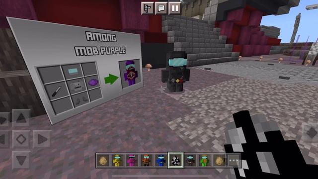 Crafting Among Us Imposters in Minecraft PE смотреть онлайн