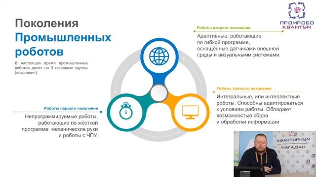 Юрий Герасименко «Робототехника». Кванториум Магадан смотреть онлайн
