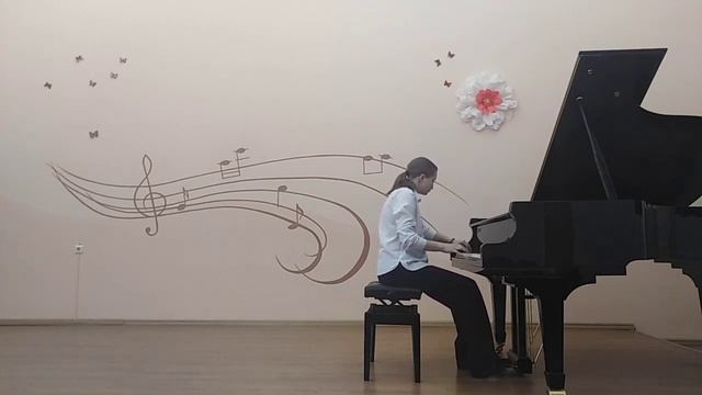 Швыдкая Дарья 6 кл. А.Лядов Пьеса №9 из цикла "Бирюльки"; Ф.Бургмюллер Этюд c moll смотреть онлайн