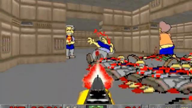 Doom II Simpsons Mod | cplfreeman First Person Zombies Custom Map смотреть онлайн