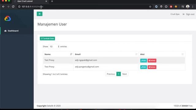 Create View Template - Ajax Crud Laravel Part 2 смотреть онлайн