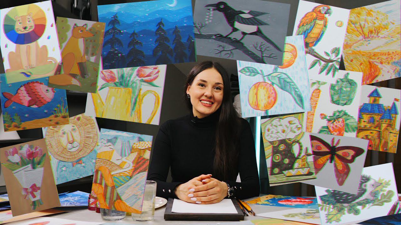 О курсе «Я — маленький художник» смотреть онлайн