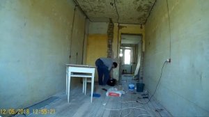 Ремонт хрущевки. Малая комната. Выравнивание стен.