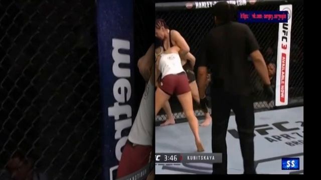 CYBORG vs KUNITSKAYA(Крис Сайборг - Яна Куницкая UFC 222)ФОТО(ss) смотреть онлайн
