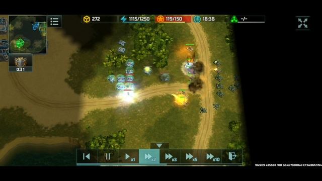 Тестирование режима 1×1×1×1 (карта кросслейк) | Art of War 3 смотреть онлайн