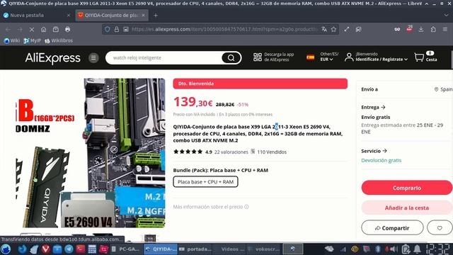 INCREIBLE!! PC GAMING GAMA ALTA POR 400€ con XEON E5 2690 V4 PARA STEAM. 100% Compatible con Linux. смотреть онлайн