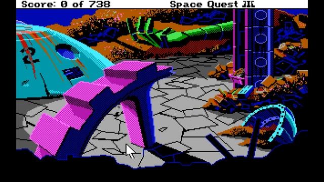 Space Quest 3: The Pirates of Pestulon — Part 1 - Trapped in a Garbage Scow смотреть онлайн