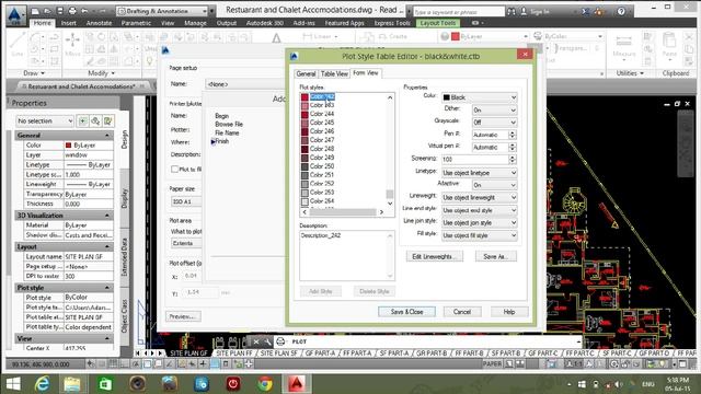 How to make Black & White CTB in autocad смотреть онлайн