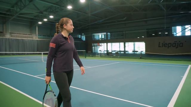 Jelena Ostapenko @ LOC Tennis Hall
