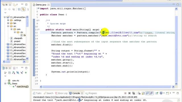 Advanced Java tutorial - Capturing Groups & Backreferences смотреть онлайн