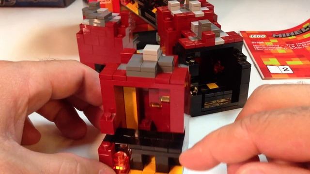 Lego Minecraft 21106 Micro World The Nether review смотреть онлайн