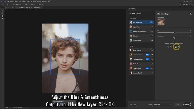 NEW Skin Smoothing Effect - Neural Filters - Fast Photoshop Tutorial смотреть онлайн