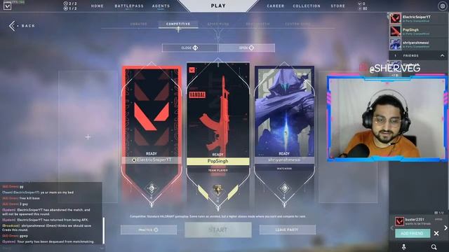 ?Valorant with Nvidia Reflex India Live | Rank Push | SHER VEG смотреть онлайн
