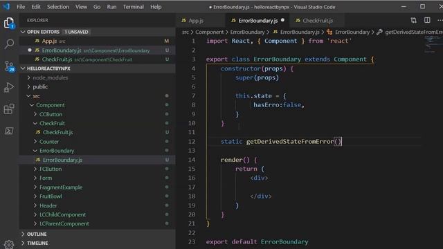 Error Boundary смотреть онлайн