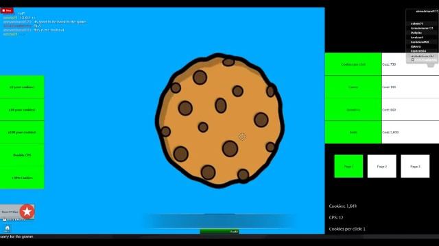 ROBLOX cookie clicker super glitch смотреть онлайн