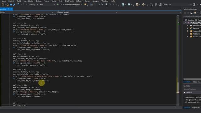 Win32 API-Custom Portable Executable File Parser (code on github) смотреть онлайн