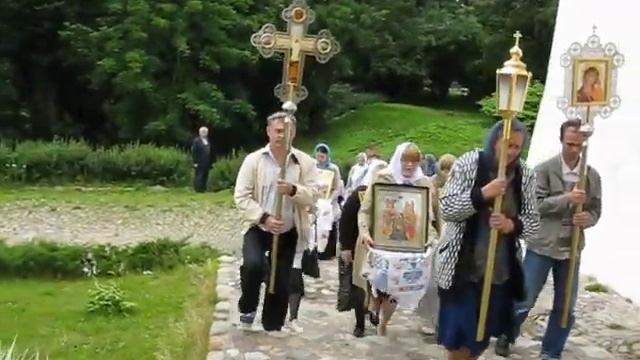 Крестный ход вокруг Пскова 16.07.12 смотреть онлайн